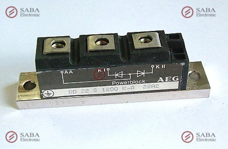 NEW AEG DD122S1000 K-K ELECTRIC POWERBLOCK POWER MODULE DIODE